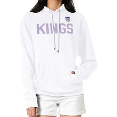 Sacramento Kings G-III 4Her by Carl Banks Women's Dot Print Pullover Hoodie White - NBA