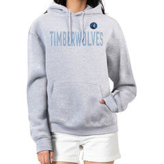Minnesota Timberwolves G-III 4Her by Carl Banks Women's Dot Print Pullover Hoodie Heather Gray - NBA