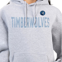 Minnesota Timberwolves G-III 4Her by Carl Banks Women's Dot Print Pullover Hoodie Heather Gray - NBA