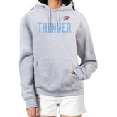 Oklahoma City Thunder G-III 4Her by Carl Banks Women's Dot Print Pullover Hoodie Heather Gray - NBA