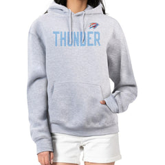 Oklahoma City Thunder G-III 4Her by Carl Banks Women's Dot Print Pullover Hoodie Heather Gray - NBA