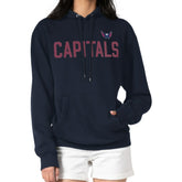Washington Capitals G-III 4Her by Carl Banks Women's Dot Print Pullover Hoodie - Navy - NHL