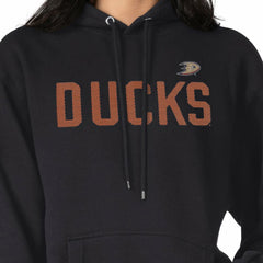 Anaheim Ducks G-III 4Her by Carl Banks Women's Dot Print Pullover Hoodie - Black - NHL