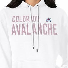 Colorado Avalanche G-III 4Her by Carl Banks Women's Dot Print Pullover Hoodie - White - NHL