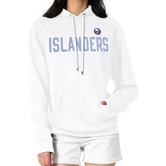 New York Islanders G-III 4Her by Carl Banks Women's Dot Print Pullover Hoodie - White - NHL