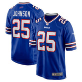 Ty Johnson Buffalo Bills Team Game Jersey Royal | Nike for Sale