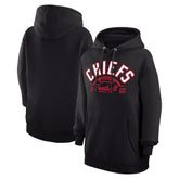 Kansas City Chiefs Starter Unisex Half Ball Team Fleece Pullover Hoodie Black | NFL