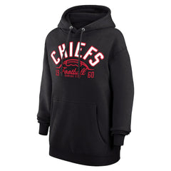 Kansas City Chiefs Starter Unisex Half Ball Team Fleece Pullover Hoodie Black | NFL