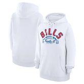 Buffalo Bills Starter Unisex Half Ball Team Fleece Pullover Hoodie White | NFL