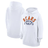 Chicago Bears Starter Unisex Half Ball Team Fleece Pullover Hoodie White | NFL