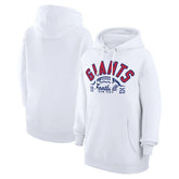 New York Giants Starter Unisex Half Ball Team Fleece Pullover Hoodie White | NFL