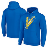 Los Angeles Chargers Starter Unisex Color Scratch Fleece Pullover Hoodie Royal | NFL