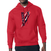 Houston Texans Starter Unisex Color Scratch Fleece Pullover Hoodie Red | NFL