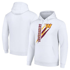 Washington Commanders Starter Unisex Color Scratch Fleece Pullover Hoodie White | NFL