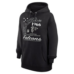 Atlanta Falcons Starter Unisex Arch Team Fleece Pullover Hoodie Black | NFL