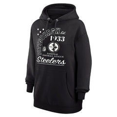 Pittsburgh Steelers Starter Unisex Arch Team Fleece Pullover Hoodie Black | NFL