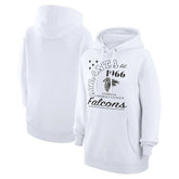 Atlanta Falcons Starter Unisex Arch Team Fleece Pullover Hoodie White | NFL