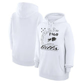 Buffalo Bills Starter Unisex Arch Team Fleece Pullover Hoodie White | NFL