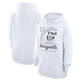 Cincinnati Bengals Starter Unisex Arch Team Fleece Pullover Hoodie White | NFL