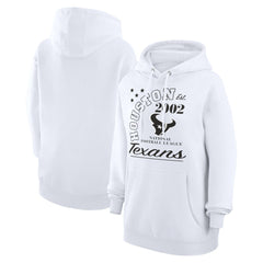 Houston Texans Starter Unisex Arch Team Fleece Pullover Hoodie White | NFL