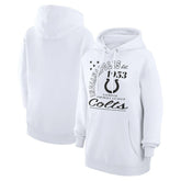 Indianapolis Colts Starter Unisex Arch Team Fleece Pullover Hoodie White | NFL