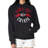 Kansas City Chiefs G-III 4Her by Carl Banks Women's City Graphic Team Fleece Pullover Hoodie Black | NFL