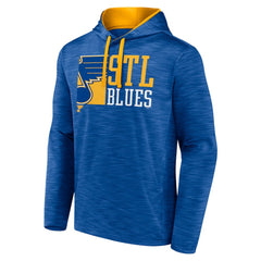 St. Louis Blues Fanatics Never Quit Pullover Hoodie - Blue - NHL