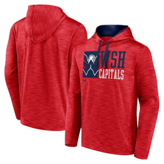 Washington Capitals Fanatics Never Quit Pullover Hoodie - Red - NHL