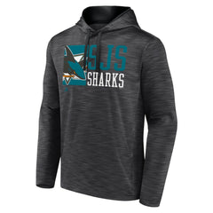 San Jose Sharks Fanatics Never Quit Pullover Hoodie - Charcoal - NHL