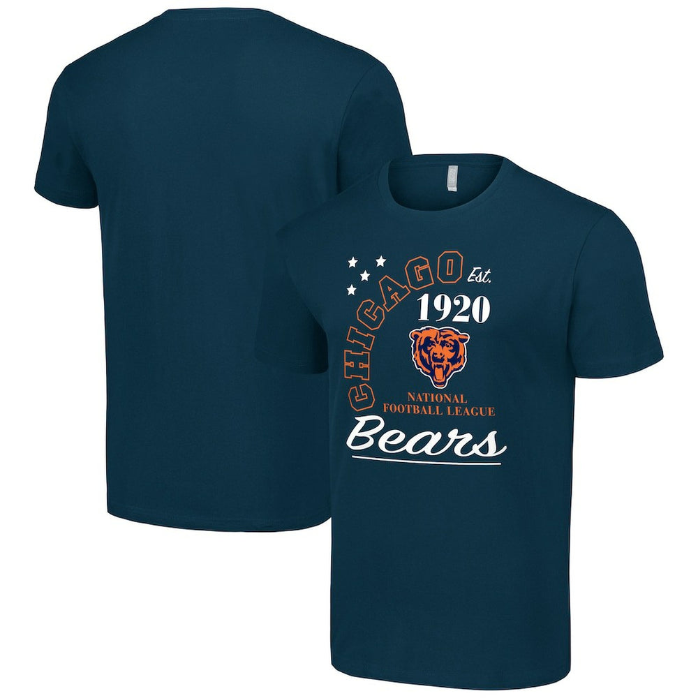 Chicago Bears Starter City Arch Team T-Shirt Navy | NFL