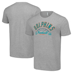 Miami Dolphins Starter Half Ball Team T-Shirt Heather Gray | NFL