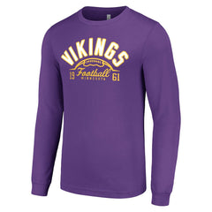 Minnesota Vikings Starter Half Ball Team Long Sleeve T-Shirt Purple | NFL