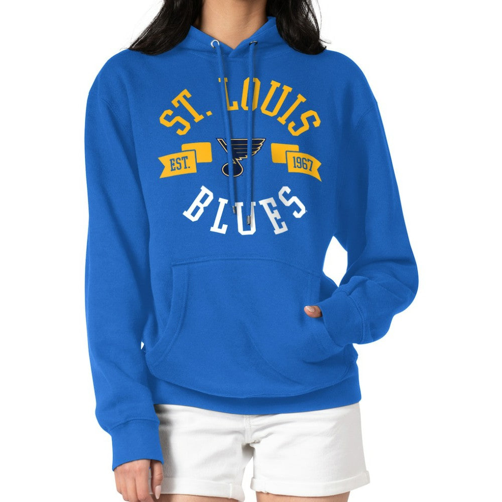 St. Louis Blues G-III 4Her by Carl Banks Women's City Graphic Fleece Pullover Hoodie - Blue - NHL