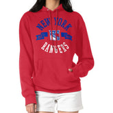 New York Rangers G-III 4Her by Carl Banks Women's City Graphic Fleece Pullover Hoodie - Red - NHL