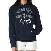 Winnipeg Jets G-III 4Her by Carl Banks Women's City Graphic Fleece Pullover Hoodie - Navy - NHL