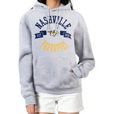 Nashville Predators G-III 4Her by Carl Banks Women's City Graphic Fleece Pullover Hoodie - Heather Gray - NHL
