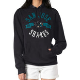 San Jose Sharks G-III 4Her by Carl Banks Women's City Graphic Fleece Pullover Hoodie - Black - NHL