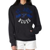 St. Louis Blues G-III 4Her by Carl Banks Women's City Graphic Fleece Pullover Hoodie - Black - NHL