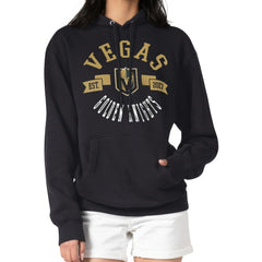 Vegas Golden Knights G-III 4Her by Carl Banks Women's City Graphic Fleece Pullover Hoodie - Black - NHL