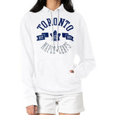 Toronto Maple Leafs G-III 4Her by Carl Banks Women's City Graphic Fleece Pullover Hoodie - White - NHL