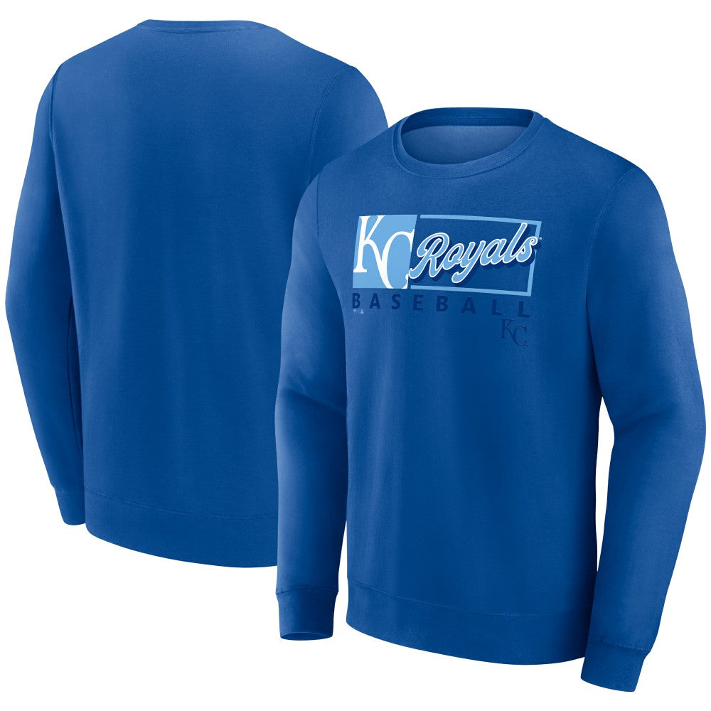 Kansas City Royals Fanatics Focus Fleece Pullover Sweatshirt - MLB