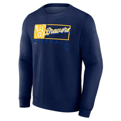 Milwaukee Brewers Fanatics Focus Fleece Pullover Sweatshirt - MLB