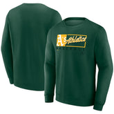 Athletics Fanatics Focus Fleece Pullover Sweatshirt - MLB