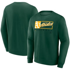 Athletics Fanatics Focus Fleece Pullover Sweatshirt - MLB