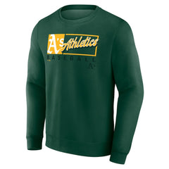 Athletics Fanatics Focus Fleece Pullover Sweatshirt - MLB
