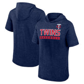 Minnesota Twins Fanatics Push Short Sleeve Pullover Hoodie - MLB