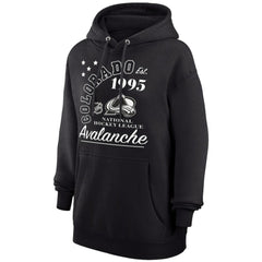 Colorado Avalanche Starter Arch City Team Graphic Fleece Pullover Hoodie - Black - NHL
