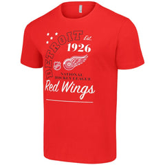 Detroit Red Wings Starter Arch City Team Graphic T-Shirt - Red - NHL