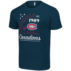 Montreal Canadiens Starter Arch City Team Graphic T-Shirt - Navy - NHL