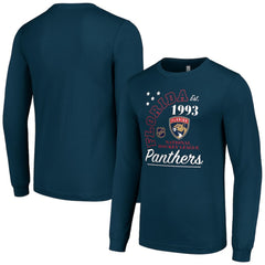 Florida Panthers Starter Arch City Theme Graphic Long Sleeve T-Shirt - Navy - NHL